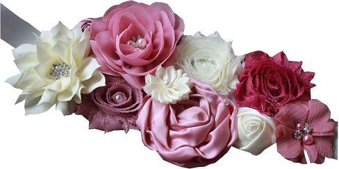 nania maternity pregnancy sash for Mon to be baby shower sash flower sash in Kuwait