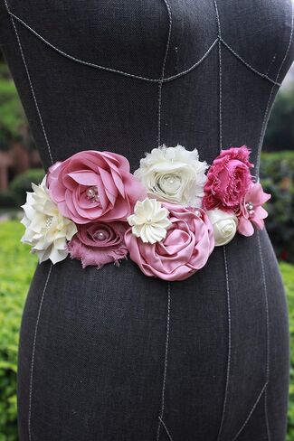 nania maternity pregnancy sash for Mon to be baby shower sash flower sash in Kuwait
