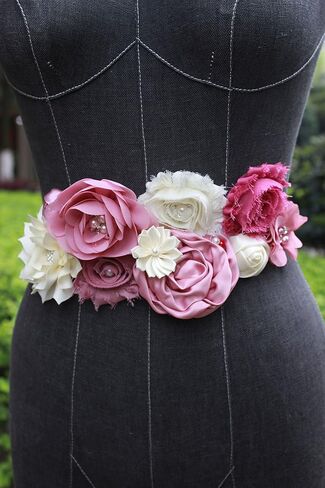 nania maternity pregnancy sash for Mon to be baby shower sash flower sash in Kuwait