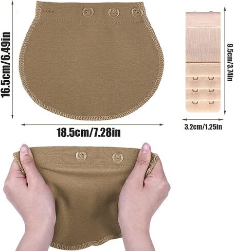 Maternity Pants Extender with Bra Extender Pregnancy Belt Extender Adjustable Elastic Waistband Extender for Pregnant Women in Saudi Arabia