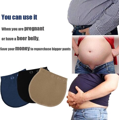 Maternity Pants Extender with Bra Extender Pregnancy Belt Extender Adjustable Elastic Waistband Extender for Pregnant Women in Saudi Arabia