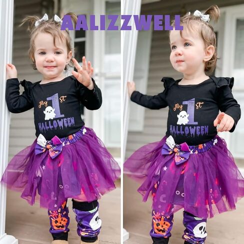 Aalizzwell Newborn Infant Baby Girls Holiday Skirt Outfit in Saudi Arabia