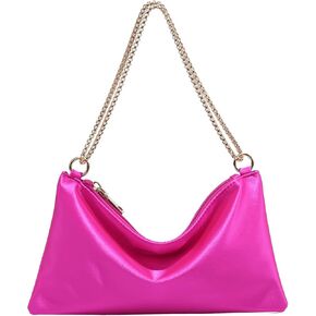 Verdusa Women's Satin Evening Handbag Shoulder Bag Purse