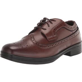 Deer Stags Boys' Ace Dress Comfort Wingtip Oxford / Luggage