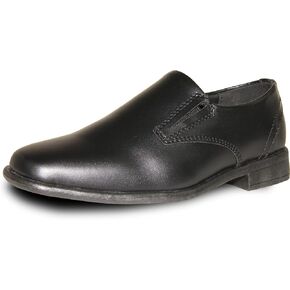 VANGELO Boy Kid Dress Shoe Oxford Lace Up Loafer Slip On Tuxedo Shoes for Prom, Uniform, Wedding Formal Events Size from Toddler to Big Kid in Saudi Arabia