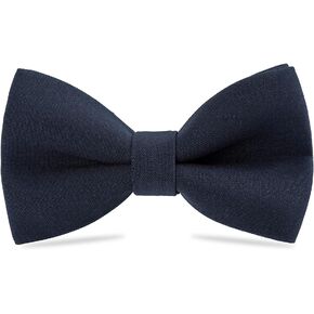 WELROG Classic Pre-Tied Bow Tie for Children & Adults Solid Color Adjustable Bowtie