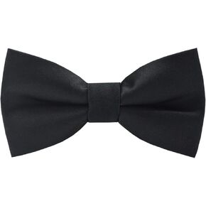Carahere Pre-Tied Little Boy's Polka Dot Bow Ties Baby Solid Color Bow Ties For Kids M012