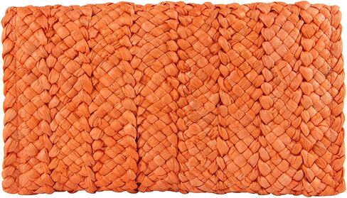 Freie Liebe Straw Clutch Purses للنساء حقائب الشاطئ الصيفية المغلف حقائب اليد المنسوجة in Kuwait