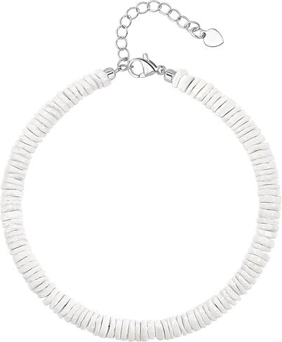 POTESSA Ankle Bracelets for Women Adjustable Boho Pearl Beads Natural Shell Anklet Handmade Beach Foot Jewelry in Kuwait
