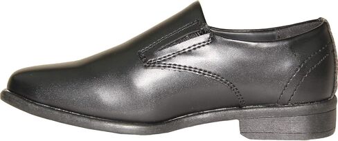 VANGELO Boy Kid Dress Shoe Oxford Lace Up Loafer Slip On Tuxedo Shoes for Prom, Uniform, Wedding Formal Events Size from Toddler to Big Kid in Kuwait
