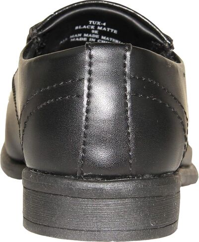 VANGELO Boy Kid Dress Shoe Oxford Lace Up Loafer Slip On Tuxedo Shoes for Prom, Uniform, Wedding Formal Events Size from Toddler to Big Kid in Kuwait