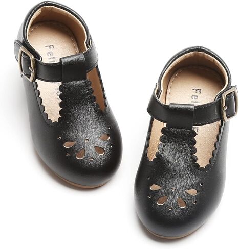 Felix & Flora Toddler Little Girl Flat Oxfords Dress Shoes - Mary Jane Princess for Girl Party School Shoes. in Kuwait