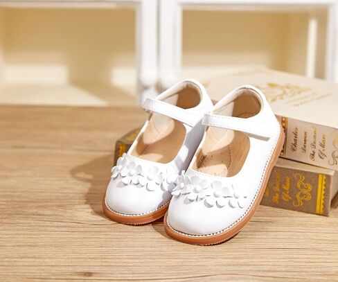 Flaryzone Toddler Girls Mary Jane School Uniform Oxfords Dress Shoes Flats | Wide Round Toe,Cushioned Comfort, Flower Girl shoes for Wedding Party Daily in Saudi Arabia