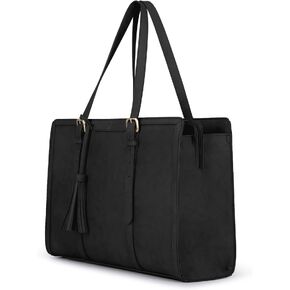 حقيبة كمبيوتر محمول ECOSUSI تناسب حقيبة تصل إلى 15.6 بوصة للنساء وحقائب اليد المكتبية ذات سعة كبيرة مع 3 طبقات in Kuwait