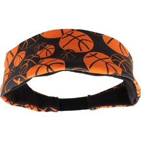 MadSportsStuff Crazy Girls Basketball Headband with Basketball Logos in Saudi Arabia