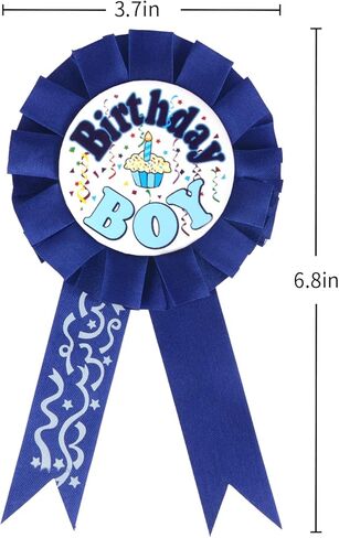 دبابيس شارة من قماش الساتان لعيد ميلاد الاولاد، وردة عيد ميلاد الاطفال، ازرار بروش لتزيين حفلات اعياد الميلاد للاولاد in Kuwait