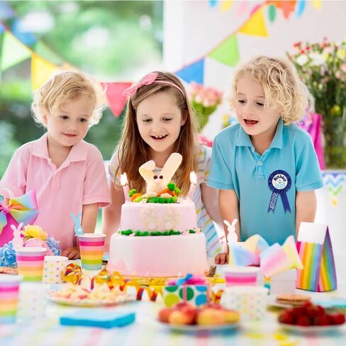 دبابيس شارة من قماش الساتان لعيد ميلاد الاولاد، وردة عيد ميلاد الاطفال، ازرار بروش لتزيين حفلات اعياد الميلاد للاولاد in Kuwait