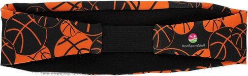 MadSportsStuff Crazy Girls Basketball Headband with Basketball Logos in Saudi Arabia