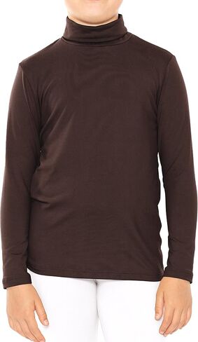 STRETCH IS COMFORT Girl's Oh So Soft Long Sleeve Turtleneck | Youth Size 2-16 in Kuwait