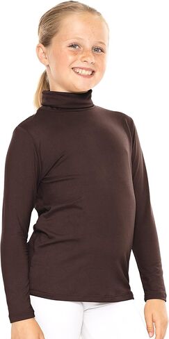 STRETCH IS COMFORT Girl's Oh So Soft Long Sleeve Turtleneck | Youth Size 2-16 in Kuwait