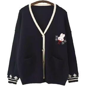 GK-O Mori Girl Kawaii أرنب اليابان JK موحدة سترة منسوجة منسوجة سترة فتاة المدرسة تأثيري سترة in Kuwait