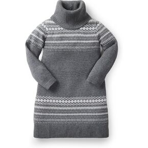 Hope & Henry Girls' Turtleneck Cable Knit Sweater Dress in Saudi Arabia