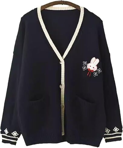 GK-O Mori Girl Kawaii أرنب اليابان JK موحدة سترة منسوجة منسوجة سترة فتاة المدرسة تأثيري سترة in Kuwait
