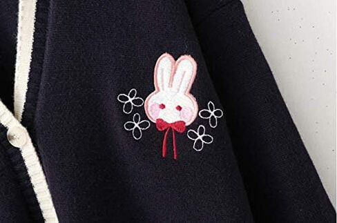 GK-O Mori Girl Kawaii أرنب اليابان JK موحدة سترة منسوجة منسوجة سترة فتاة المدرسة تأثيري سترة in Kuwait