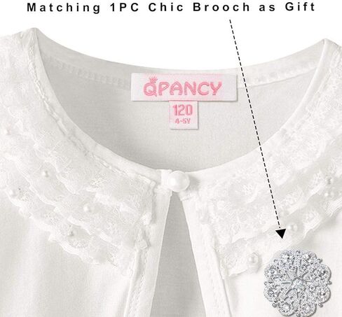 Girls Shrugs Lace Bolero Long Sleeve Cardigan Party Church Dress Cover Up in Kuwait