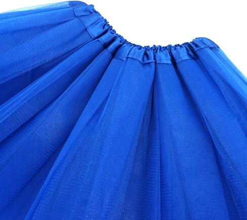 BGFKS 5 Layered Tulle Tutu Skirt for Girls with Hairbow, Ballet Dressing Up Kid Tutu Skirt in Saudi Arabia