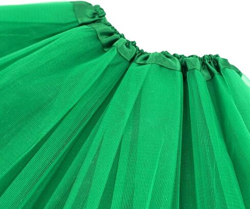 BGFKS 5 Layered Tulle Tutu Skirt for Girls with Hairbow, Ballet Dressing Up Kid Tutu Skirt in Saudi Arabia