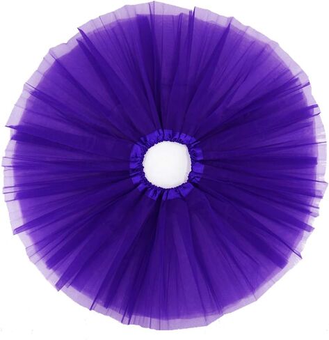 BGFKS 5 Layered Tulle Tutu Skirt for Girls with Hairbow, Ballet Dressing Up Kid Tutu Skirt in Saudi Arabia