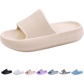 Youecci Cloud Slides for Kids丨Shower Slippers Bathroom Pool Sandals丨Boys Girls Comfy Thick Sole Slippers丨Summer Non-Slip Beach Shoes in Saudi Arabia