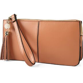 befen Genuine Leather Wristlet Clutch Wallet Purses for Women, Women's Small Multi Pocket Cell Phone Bag with Card Slots in Kuwait
