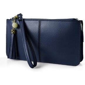 befen Genuine Leather Wristlet Clutch Wallet Purses for Women, Women's Small Multi Pocket Cell Phone Bag with Card Slots in Saudi Arabia