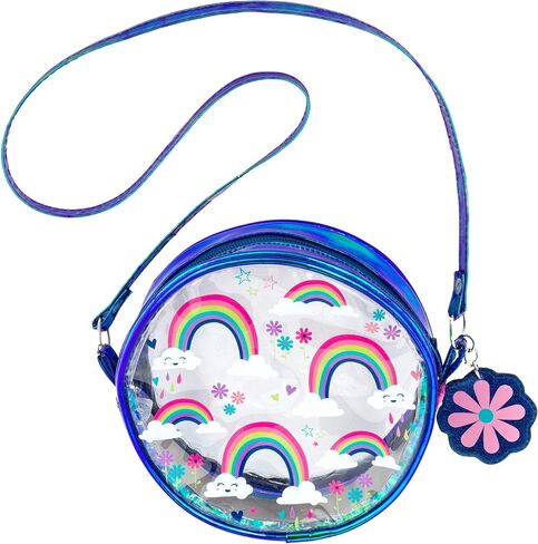 Stephen Joseph unisex child Iridescent Crossbody Purse, Rainbow Coin Purse, Rainbow, One Size US in Saudi Arabia