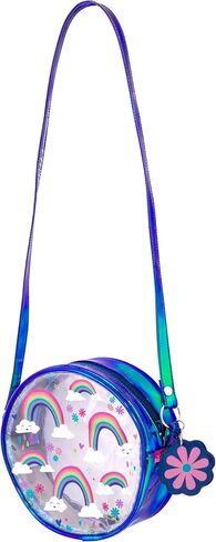 Stephen Joseph unisex child Iridescent Crossbody Purse, Rainbow Coin Purse, Rainbow, One Size US in Saudi Arabia