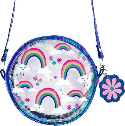 Stephen Joseph unisex child Iridescent Crossbody Purse, Rainbow Coin Purse, Rainbow, One Size US in Saudi Arabia