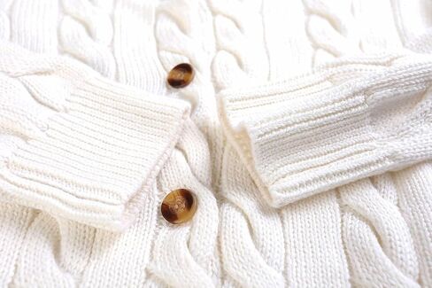 SMILING PINKER Boys Cardigan Sweater Toddler Cable Knit Long Sleeve Cotton Button Up Chunky Sweater Jacket in Saudi Arabia
