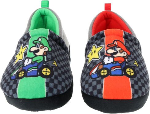Super Mario Slippers for Kids, Mario and Luigi Nintendo Slippers,Slip-On Slipper in Saudi Arabia