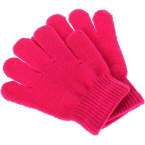 Pinksee Kids Boys Girls Winter Warm Stretchy Knitted Magic Gloves