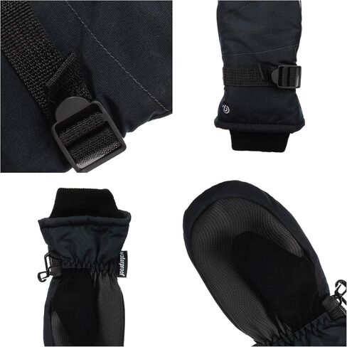 C9 Champion Kids Unisex Cold Weather Windproof and Waterproof Snow and Ski Mitten with Reflective Trim in Saudi Arabia