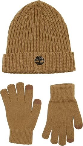 Timberland boys Cuffed Hat & Magic Glove Gift Set in Saudi Arabia