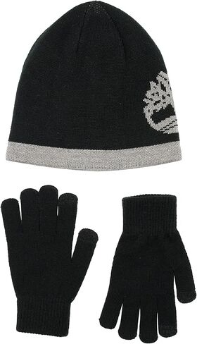Timberland boys Cuffed Hat & Magic Glove Gift Set in Saudi Arabia