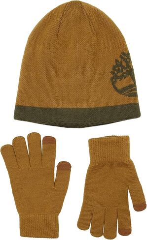 Timberland boys Cuffed Hat & Magic Glove Gift Set in Saudi Arabia