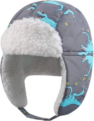 BAVST Winter Trapper Hat for Boys Girls Waterproof Warm Baby Toddler Ushanka Fleece Beanie Hats for 6M-6T in Saudi Arabia