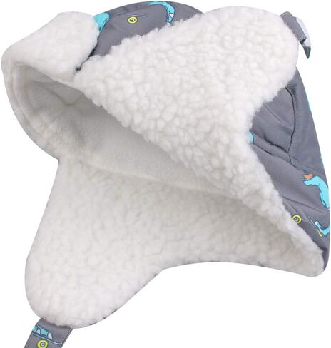 BAVST Winter Trapper Hat for Boys Girls Waterproof Warm Baby Toddler Ushanka Fleece Beanie Hats for 6M-6T in Saudi Arabia