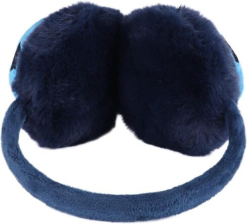 ITODA Soccer Earmuffs for Winter Furry Plush Warm Ear Warmer Outdoor Padded Cold Weather Adjustable Ear Muff Boys Child Cover in Saudi Arabia