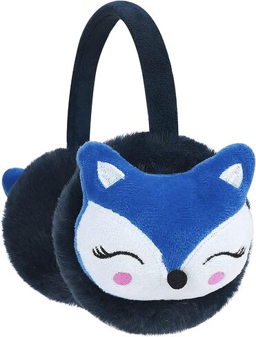 أطفال الشتاء الأذن يفشل لينة غامض الصوف الدافئة غطاء للأذنين لطيف الثعلب في الهواء الطلق تدفئة الأذن للطفل بنين بنات 6-14 سنة in Kuwait