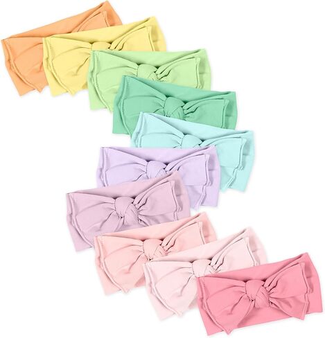 عصابة رأس معقودة من القطن العضوي متعددة الاستخدامات للنساء من HonestBaby، 5 عبوات Wild Thang Too، مقاس واحد أمريكي in Kuwait